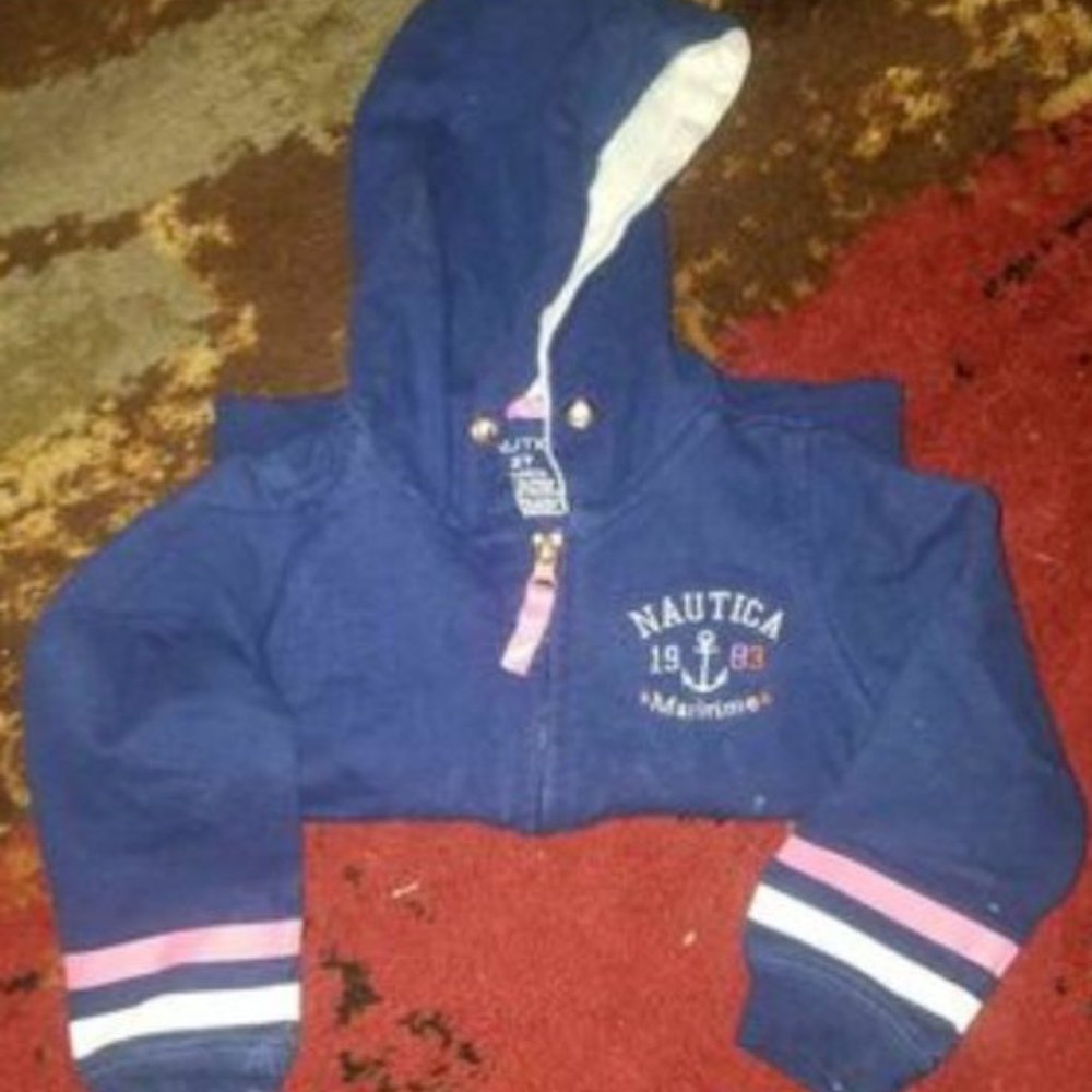 2T Nautica Zip Down Sweatshirt